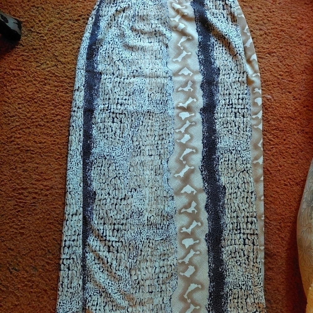 Vintage* Jessica Animal Print Wrap-Around Midi Skirt. Size 16